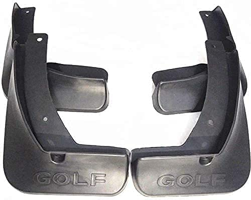 4 X Schmutzfänger für Golf 7 MK7 Hatchback 2013-2018, Auto-Kotflügel Front Hinterrad Gummi-Spritzschutz mit Schraube, Molded Vollschutz Dekorations ZubehöR