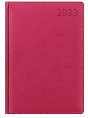 Letts of London Verona 23-080451 Tag pro Seite mit Terminen und Planern 2023 Terminkalender - Rosa
