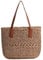 YXQSED Borsa da Spiaggia per Esterni Borsa da Spiaggia in Rattan Borsa da Spiaggia Moda Estiva Casual Borsa di Paglia di Grande Capacità Borsa da Spiaggia Borsa da Spiaggia retrò Borsa in Rattan