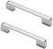 MACHSWON 5pcs Door Handles 96mm Hole Center Bright Chrome American Style Zinc Alloy Drawer Cupboard Wardrobe Door Handle Kitchen Hardware Cabinet Pulls