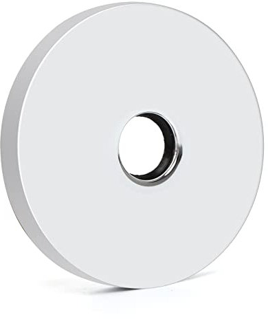 OPERMAXER Dusche Flansch Abdeckung, 3,5 Universal Übergröße Dusche Arm Flansch, Runde Rosette Platte für Dusche Kopf Arme, Chrom(1 Pack)