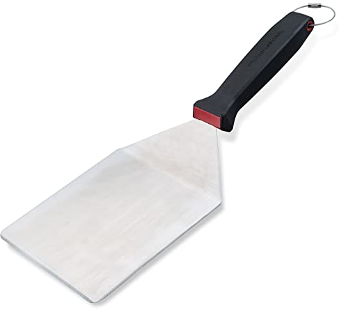 Bratenwender Presist breit – Edelstahl Spachtel zum Wenden und Servieren – Tolles Grill Zubehör – Grillspachtel ideal als Pfannenwender, Pizzawender oder Grillwender