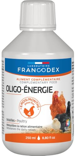 Francodex - Oligo Energie bringt die Futterration Wieder ins Gleichgewicht, 250 ml für Hühner