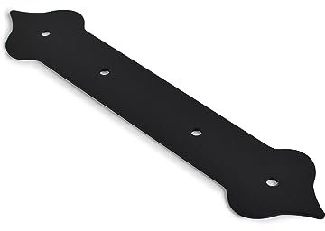 Pack of 4 Spear Head Decorative Corner Railway Sleeper Bracket - to Add Style & Decoration to Your Timber or Wood - Garden Project, Outdoor, Lawn, Sleeper Construction…