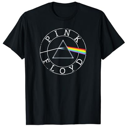 Pink Floyd Rock Band Prism Circle Logo T-Shirt