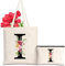 Letras Personalizadas Tote, Bolso Tote de Mujer con Inicial y Flores Bolsa de Compras con Bolsillo Interior, Alfabeto Bolso de Cosméticos Regalos para Damas Amigas Mamá Regalo de Cumpleaños Boda (I)