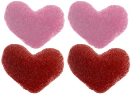 SEWACC Herz-Nadelkissen 4 Stück Handgelenk-Nadelkissen Herz-Nadelkissen Süßer Nähnadelhalter Herz-Nadelkissen DIY-Handwerkswerkzeug Für Handarbeiten