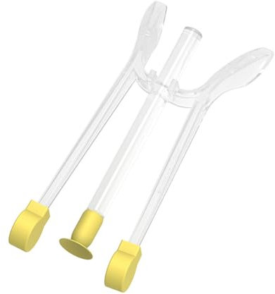Courtieyeardceastea Contact Lens Remover Reusable Colored Silicone Insertion Tool with Storage Case Small Applicator Suction Stick Daily Accessories Yellow