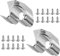 QUIIEOSKIA 10 PCS Tool Hooks for Shed Garden, Garage Storage Hooks, Heavy-Duty Wall for Garden Shed Storage and Outdoor Farm and with 20 Screws