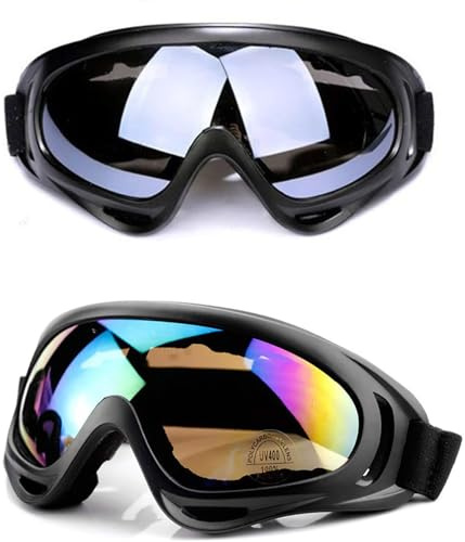 MUSELK Ski Snowboard Brille,Skibrille Anti Fog UV Schutzbrille Motorradbrillen Outdoor Aktivitäten Skifahren Radfahren Snowboard Wandern Augenschutz,Unisex