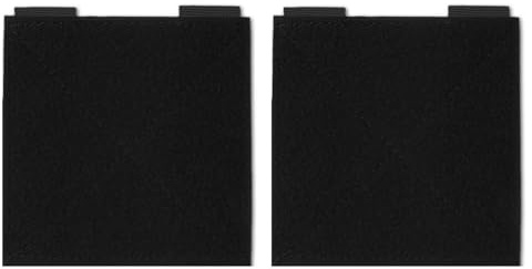 YHZNAGEM 2 Stuck Taktische Morale Patches Board Molle Aufsatz Molle Patch Panel Taktische Patches Molle Befestigung Molle Panel Klettpatch 10.5x10.5cm (Schwarz)