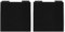 YHZNAGEM 2 Stuck Taktische Morale Patches Board Molle Aufsatz Molle Patch Panel Taktische Patches Molle Befestigung Molle Panel Klettpatch 10.5x10.5cm (Schwarz)