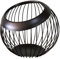 Fruit Basket, Decorative Fruit Bowl, Bread Basket, Metal Fruit Baskets, Fruit Étagère Ventilated Fruit Bowl Design, 20Cm,Brown(Brown)