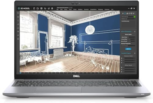 Dell Precision 3560 Notebook FHD da 15,6 pollici, Intel Core i5-1135G7, 16 GB di RAM, SSD da 512 GB, tastiera americana, Win 10 Pro (ricondizionato)