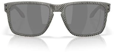 Oakley Ducati Iridium Fives Squared Sonnenbrille, Fingerabdruck mit Tinte, Mattgrau, Schwarz, polarisiert, 59 mm