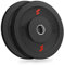 Sportstech WP100 20kg Hantelscheiben Set für Zuhause, je 2 x 5, 10, 15, 20 kg Gewichte, 55mm Bohrung, Gewichtsscheiben, Deutsche Qualitätsmarke, Olympic Weight Plates, Gummierter Stahl (2 x 5 kg)