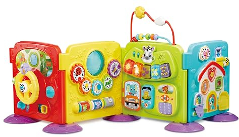 VTech Baby Discovery Play Center 3 Spielmodi Lernspaß Musikspielzeug Geeignet für Alter 3 6 9 Monate Plus, Englische Version