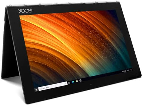 Lenovo Tablet Yoga Book • 10,1 Zoll Full-HD • CPU Intel QuadCore 5th Generation • 4 GB RAM • 512 GB Speicher • Windows • microHDMI • 2MP + 8 MP Kamera • WLAN • Bluetooth • GPS (Generalüberholt)