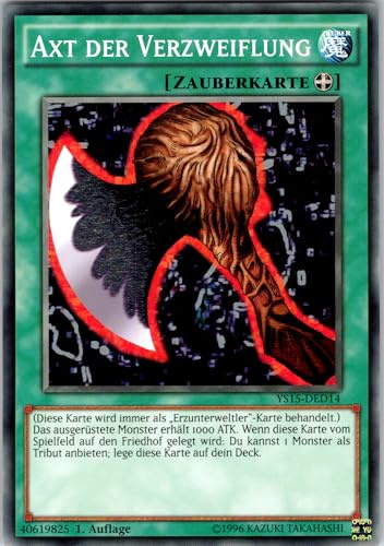 Axt der Verzweiflung - YS15-DED14 - Common - 1. Auflage - Deutsch - Yugioh - 2-Player Starter Deck: Yuya & Declan - mit RC-Fieldcenter