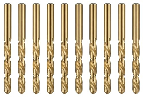 10PCS Helicoidales de HSS 3.0mm con 5% de Cobalto,para Perforación en Metales,Acero Inoxidable,Madera, Plástico, y Hierro - Rendimiento Profesional y Durabilidad para Proyectos de Bricolaje