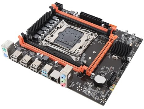 Cocoarm X99H M ATX Motherboard, DDR4 Mainboard LGA 2011 3 with 4 DIMM 128GB M 2 NVMe USB 3 0 VGA HD for E5 V3 V4 I7 58xx 68xx Desktop PC Build Upgrade