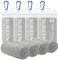 Kuen 4 Pack Kühlung Handtuch (101.6 x 30.5 cm), Ice Handtuch, weiches, atmungsaktives Chilly Handtuch, Mikrofaser-Handtuch für Yoga, Sport, Laufen, Fitnessraum, Training, Training & mehr, Gray-4 Pack