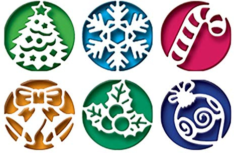Weihnachten Grußkarte Stanzschablone Stanzbögen Stanzmaschine Stanzformen für Scrapbooking Kartenbasteln, Journaling Silber