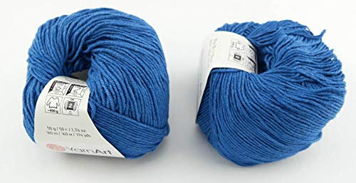 YarnArt Jeans Garn Baumwollgarn Amigurumi Babygarn Wolle 50g Yarn Art 160m/50g (17)