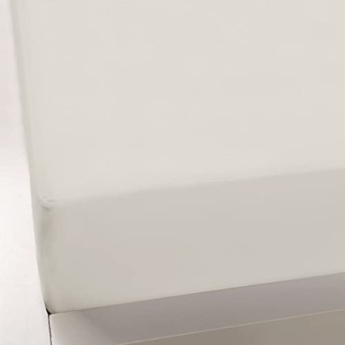 Formesse – Bella Gracia Alto Jersey Spannbettlaken Boxspringbett 180x190-200x220cm - bis 40cm Höhe - 97% Baumwoll-Kompaktgarn und 3% Elastan/Spannbetttuch aus Deutschland – Farbe Silber
