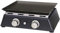 LOLAhome Plancha de Gas portátil Sanne con 2 quemadores de Acero Negra de 36x48x22 cm