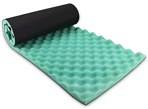 BXI Double Noise Insulation Soundproofing Foam - 100 X 34 X 2.5 cm Egg Crate Sound Proof Acoustic Foam Panels - Sound Dampening Panels for HVAC, Pipe, Machine, Wall and Door