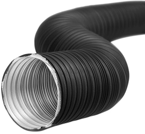raik SH100-CFX-sw Color Flex Aluflexrohr schwarz Ø 100 mm Länge 1,5 m, für Außenluft-Anschluss