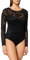 Urban Classics Ladies Lace Longsleeve Body Frauen Body schwarz M 91% Polyamid, 9% Elasthan Basics