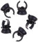 5pcs Tank Tank Table Chauffage Tige À Ventouse Fixer Clip Aquarium Réchauffeur Aspirent Ventouse Clips Lampe Plongée Tasse D'aspiration Silice Gel Ventouse pour Le Réservoir Poisson