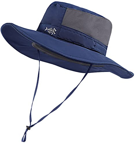 Bassdash Chapeau de Protection Solaire Boonie UPF 50+ pour Pêcheur