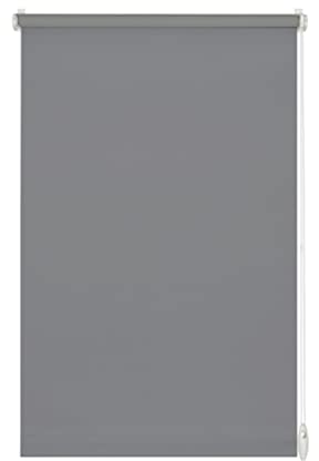 YOURSOL EasyFix Rollo Tone in Grau, 45 x 150 cm, Rollo Ohne Bohren, Klemmfix Rollo, 75% Blickdicht und lichtdurchlässig
