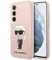KARL LAGERFELD Hülle KLHCS23SSNIKBCP Samsung S23 S911 rosa silikon Ikonik