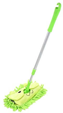 SAFIGLE Wischer Spielzeug Reinigung Spielzeug Flachmopp Kinder Tylonal Reinigungsmopp Bodenreiniger Reinigung Vortäuschen Spiel Für Kinder Wischmopp Set Mit Eimer