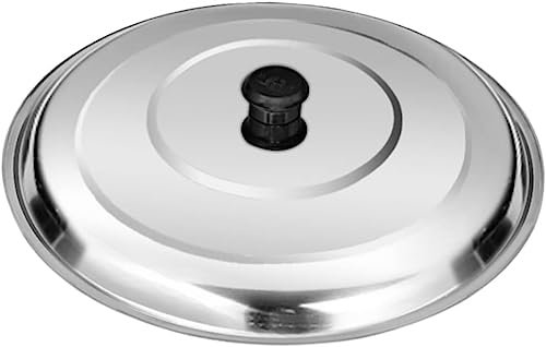 BAZAC Edelstahl-Topfdeckel, Arbeitszelt, Edelstahl-Kochgeschirr, universeller Topfdeckel, sichtbare Kochabdeckung, Universaldeckel für Töpfe, öldichte Geschirrabdeckung, runde Topfabdeckung,