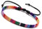Handgefertigtes Regenbogen Pride Armband Bunte Baumwollmischung,Hervorragende Verarbeitung,Festival Fußkettchen im Boho Ethno Style,Made by Handmade Rainbow Stoffband Geeignet für Frauen und Mädchen