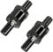 JNNJ 2 Pièces Clapet Anti-Retour à Carburant, Aluminium Carburant Non Retour Clapet Anti-Retour, Clapet Anti-Retour Pour Essence Diesel Carburateur Systèmes De Carburant à Basse Pression(12mm)