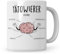 Sweetify Tätowierer Gehirn Tasse lustig Tattoo Kaffeetasse