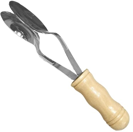 Wooden Handle Musical Spoons, Stainless Steel Spoon Clappers, Hand Percussion Instrument for Folk Music, Music Spoon Instrument, Experience The Rich Tradition of Appalachian Music