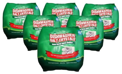 Dishwasher Salt 6 x 2kg Offer | Stain eliminator | XXl Value Pack | 12 Kilo Total