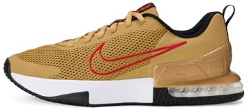 Nike Mens Air Max Alpha Trainer 6, Flat Gold/University Red/Metallic Gold, 7 UK