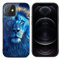 CRIVOTA For iPhone 12 Mini Case - Cool Lion Design, Glass Back + TPU Inner Shell, Extreme Slimness, Scratch-Resistant, Military-Grade Protection, Precise Cutouts, Cell Phone Cases for Boys Girls