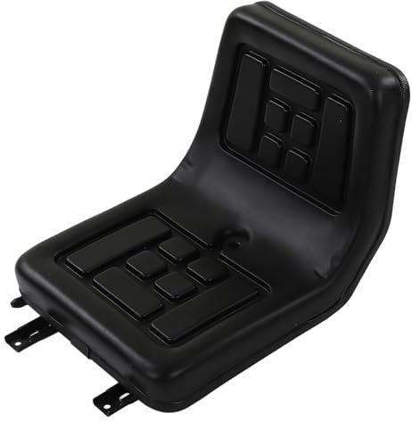 BRRNOO Traktorsitz Gabelstapler Sitz aus synthetischem Leder ergonomisch komfortabler Sitz für Gabelstapler Traktoren Rasenmäher Technische Fahrzeuge