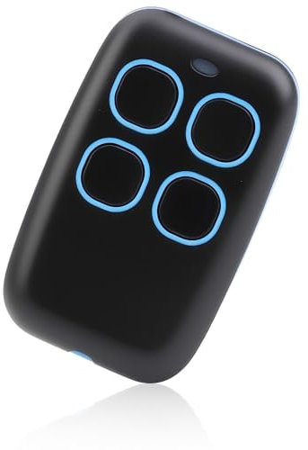 Mando Puerta Garaje Universal, Multifrecuencia 4 en 1 Frecuencias Desde 250 Hasta 915Mhz, Mando A Distancia para Puerta Programable, Control Remoto del Llavero para Varias Puertas Garaje Automaticas