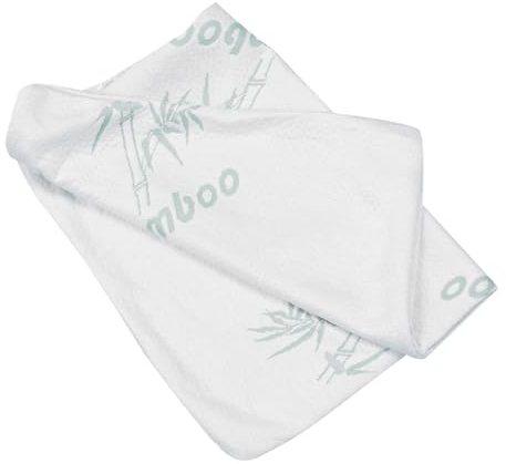 Ipetboom Housse d'oreiller en Fibre Blanche Absorption Forte, Soulagement Cervical pour Dormeurs Dos Ventre, Étui Ergonomique pour Oreiller à Mémoire de Forme