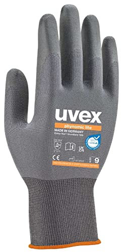 uvex Schutzhandschuh phynomic lite 60040, Feinmontage, Präzisionsarbeiten, Lebensmittelbereich, Made in Germany, Größe:5